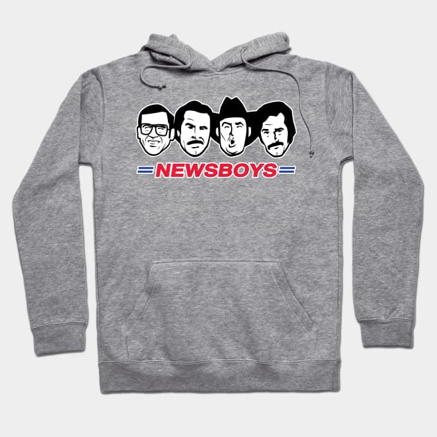 NewsBoys Hoodie by zombiedollars